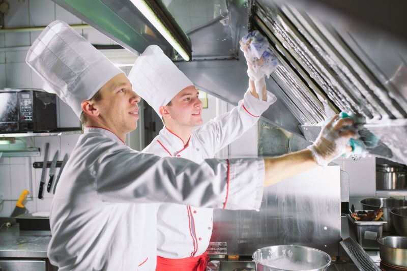 Commercial Kitchen Mopping