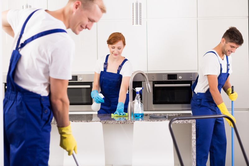 Commercial Kitchen Mopping