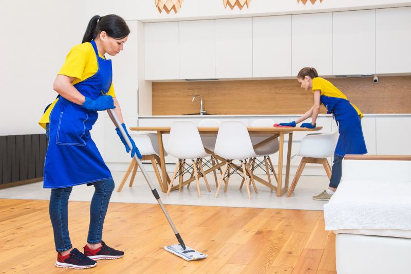 Local Commercial Kitchen Mopping pros at work
